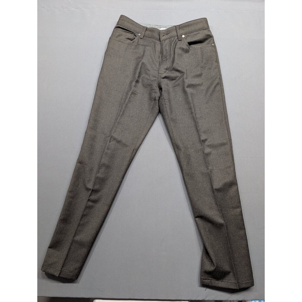 Ermenegildo Zegna Men's Wool Dress Pants Slim 32 Charcoal Gray